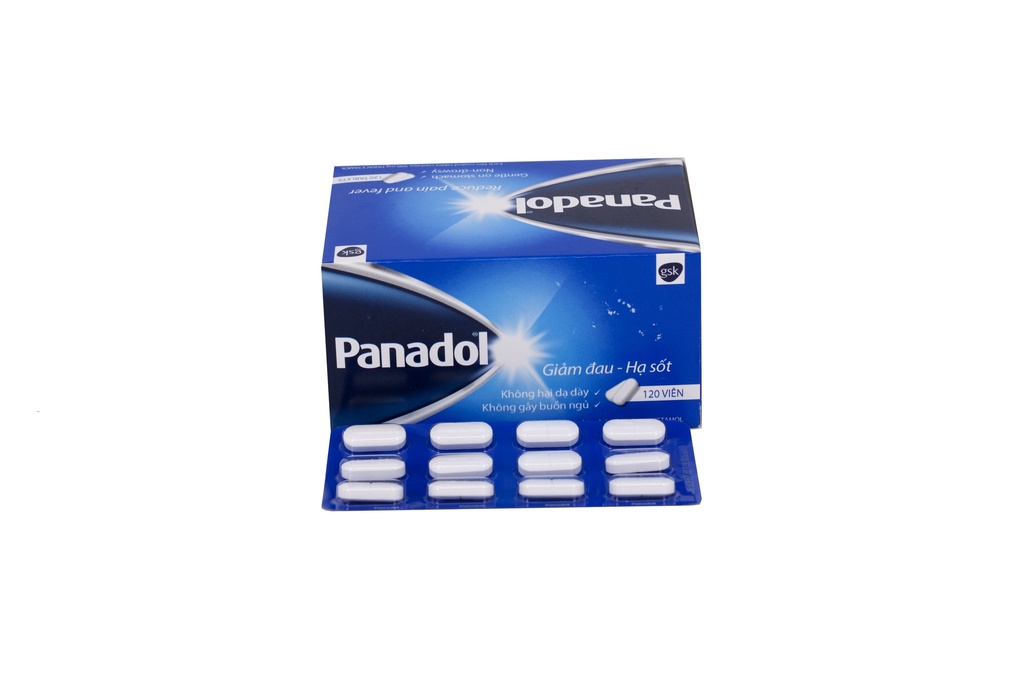 [T00645]  Panadol Paracetamol 500mg GSK (H/120v) (Xanh)