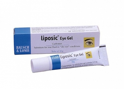 [T00694] Liposic Eye Gel mỡ tra mắt Bausch Lomb (Tuýp/10g)