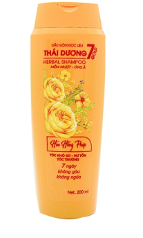 [T00704]  Dầu xả dược liệu thái dương 7 GOLD Hoa Hồng Pháp (Chai/200ml)