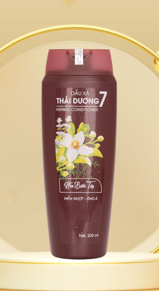 [T00704] Dầu xả dược liệu thái dương 7 hoa bưởi tây (Chai/200ml) 
