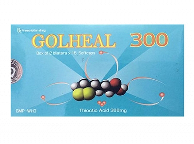 [T00760] Golheal Thioctic Acid 300mg Nam Hà (H/30v)
