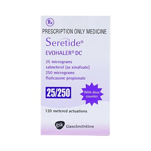 [T00764] Seretide Evohaler 25/250 GSK (Lọ/120 liều xịt) Date 09/2027
