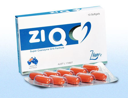 [T00862] ZiQ Coenzyme Q10 Australia (H/10v)
