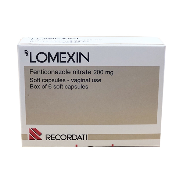 [T00927] Lomexin 200mg viên đặt Recordati Ý (H/6v) Date 09/2027