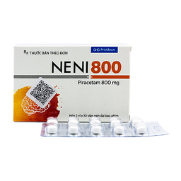 [T00936]  Neni Piracetam 800mg DHG Hậu Giang (H/30v)