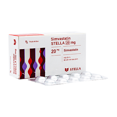 [T00940] Simvastatin 20mg Stella (H/30v)