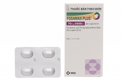[T00951] Fosamax Plus 70mg/5600IU MSD (H/4v) Date 11/2026