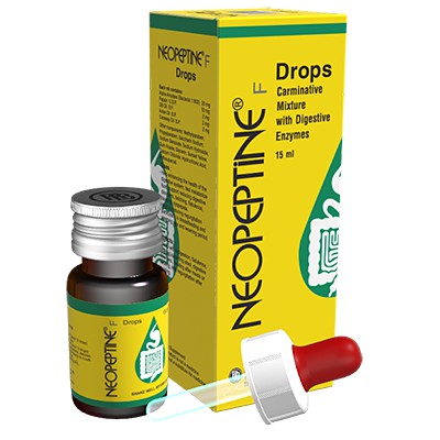 [T00972] Neopeptine F nhỏ giọt Ấn Độ (Lọ/15ml) Date 04/2027
