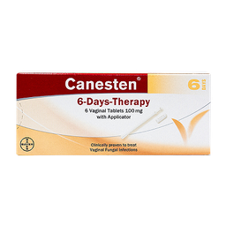 [T00990] Canesten 6 Day viên đặt  Bayer (H/6v) Date 9/2027