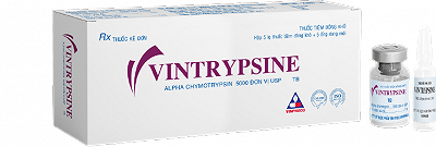 [T01017] Vintrypsine AlphaChymotrypsin 5000 Vĩnh Phúc (H/5o/5lọ) date 11/2024