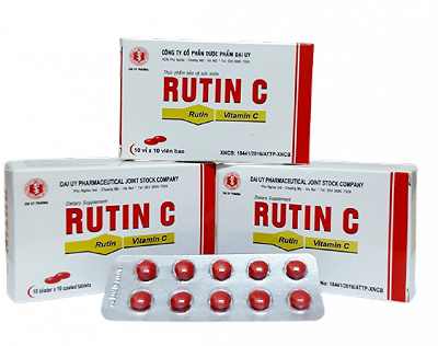 [T01027] Rutin C viên bao Đại Uy (H/100v)