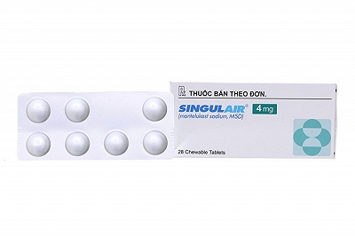 [T01049] Singulair Montelukast 4mg MSD (H/28v) date 10/2027