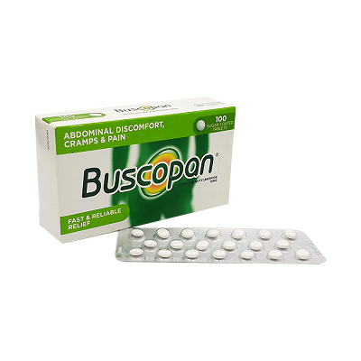 [T01072] Buscopan hyoscine butylbromide 10mg có đường Sanofi (H/100v)