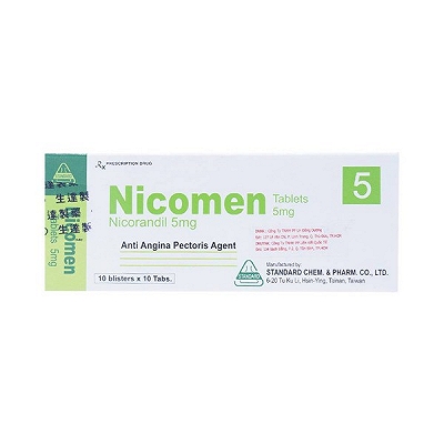 [T01077] Nicomen 5mg Standard Chem & Pharm (H/100v)