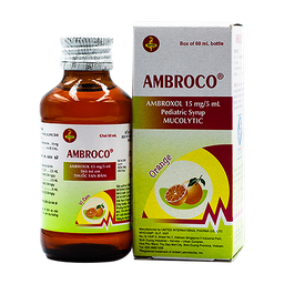 [T01090] Ambroco Ambroxol 15mg/5ml United (Lọ/60ml) date 03/2027