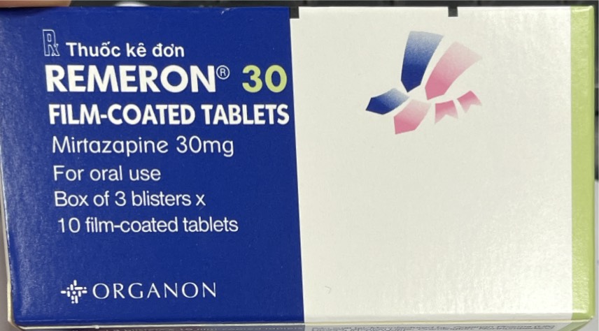 [T01103] Remeron 30mg Tablets Organon (H/30v)