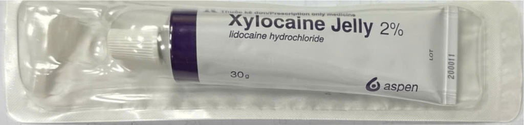 [T01117] Xylocaine Jelly 2% Lidocaine hydrochloride Thụy Điển (Tuýp/30g) date 03/2027