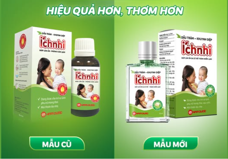 [T01128] Dầu Tràm Khuynh Diệp Ích Nhi Nam Dược (Chai/30ml)