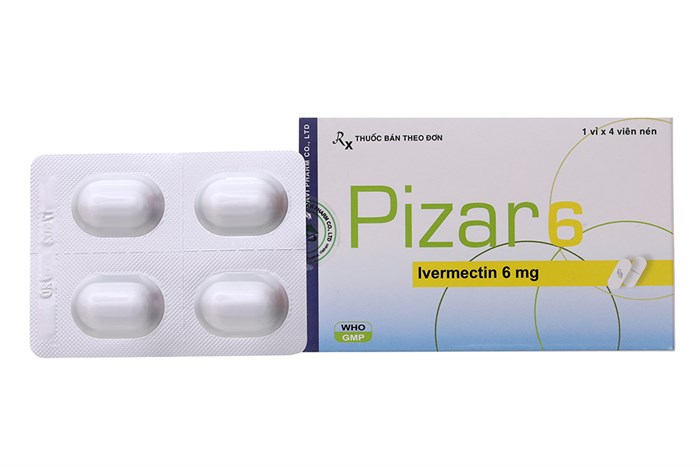 [T01166] Pizar ivermectin 6mg Davipharm (H/4v)