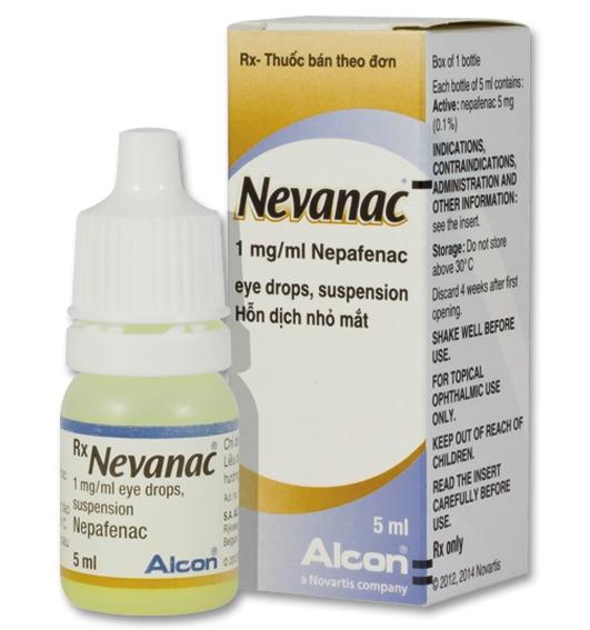[T01170] Nevanac 5ml nhỏ mắt Alcon (Lọ/5ml) Date 07/2027