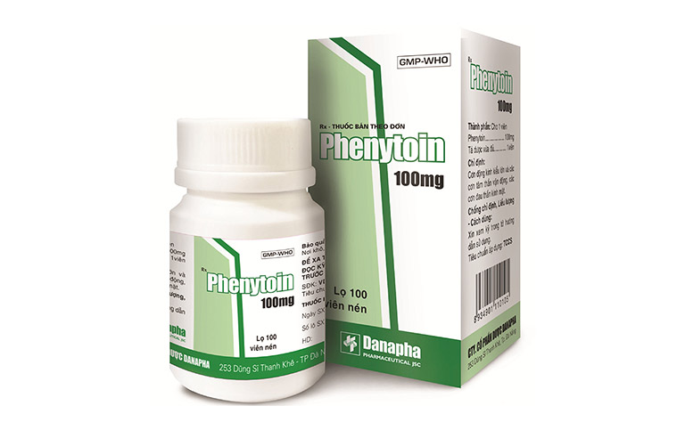 [T01224] Phenytoin 100mg Đà nẵng (Lọ/100v)