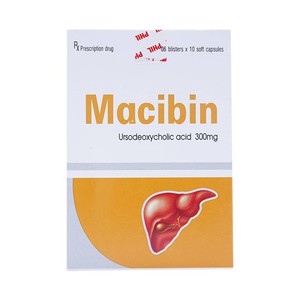 [T01229] Macibin Acid Ursodeoxycholic 300mg Phil Việt Nam (H/60v)