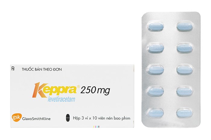 [T01235] Keppra Levetiracetam 250mg GSK (H/30v)