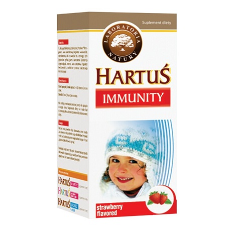[T01239] Hartus Immunity tăng sức đề kháng Ba Lan (Lọ/150ml) Date 03/2025
