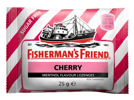 [T01311] Fisherman's Friend Kẹo Con Tàu Cherry Đỏ (Gói/25g)