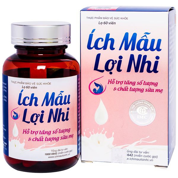 [T01340] Ích Mẫu Lợi Nhi IMC (Lọ/60v)