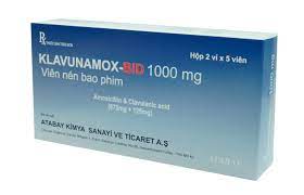 [T01378] Klavunamox BID 1000mg Atabay Thổ Nhĩ Kì (H/10v) Date 10/2025