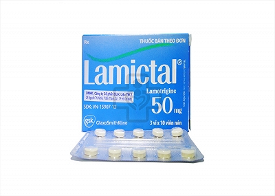 [T01387] Lamictal Lamotrigine 50mg GSK (H/30v) Date 03/2025