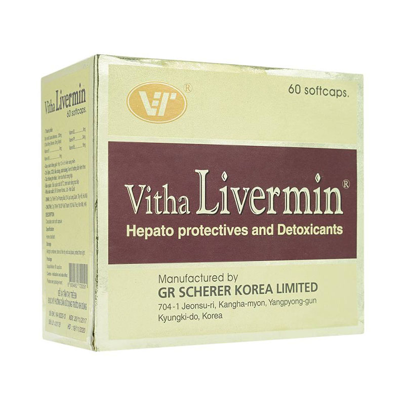 [T01411] Vitha Livermin  Hàn Quốc (Hộp/60v)