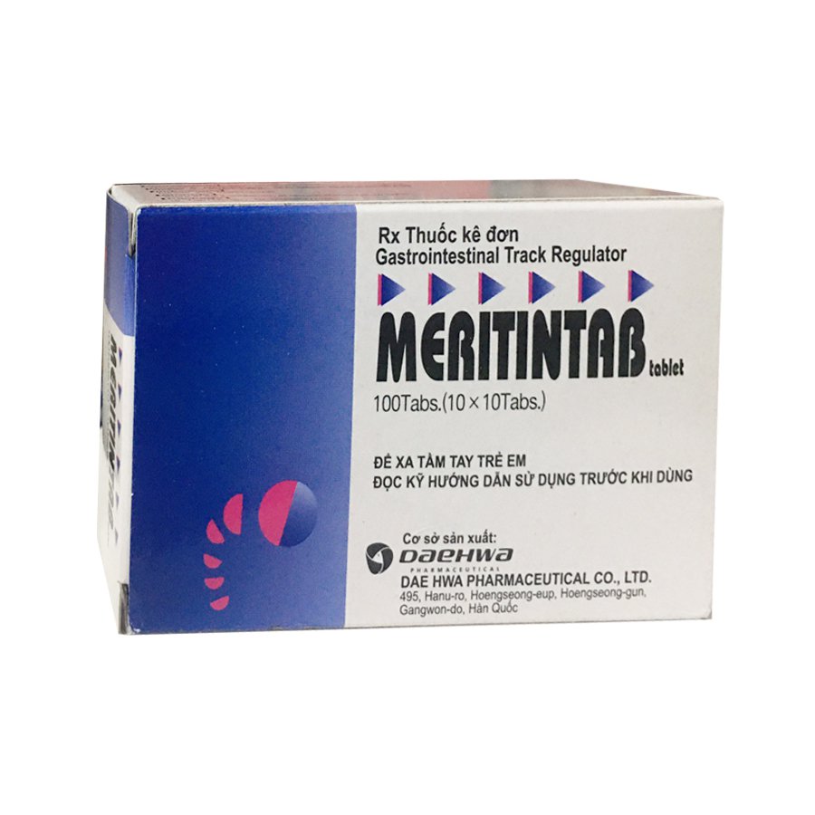 [T01415] Meritintab Trimebutine Maleate 100mg Hàn Quốc (H/100v)