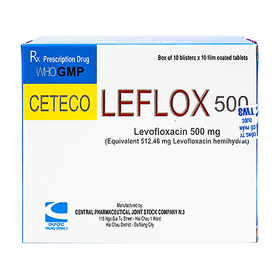 [T01443]  Ceteco Leflox Levofloxacin 500mg TW3 (H/100v)