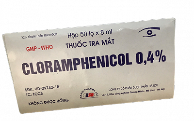 [T01461] Cloramphenicol 0.4% nhỏ mắt Hà Nội (H/50lọ/8ml)