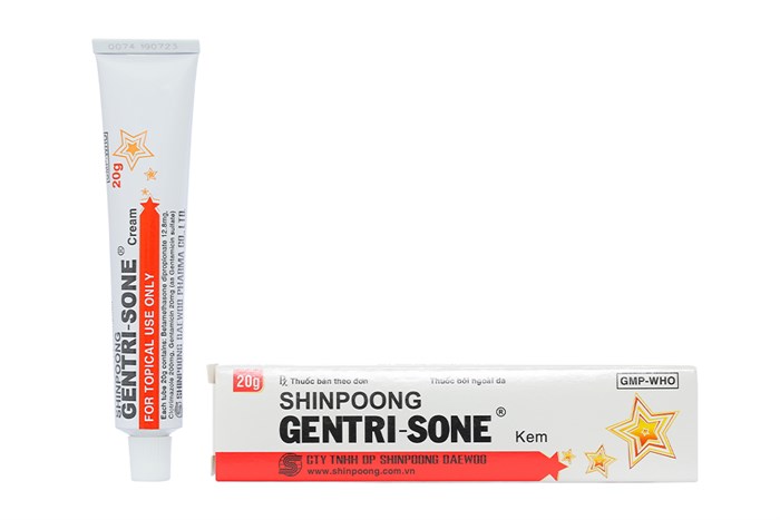 [T01511]  Gentrisone Cream 20g Shinpoong (Tuýp/20g) (Lớn)