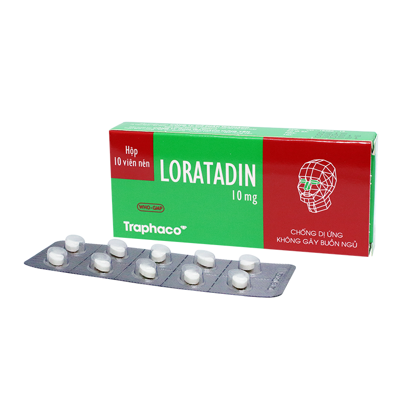 [T01522] Loratadin 10mg Traphaco (H/10v) 