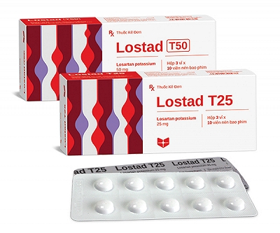 [T01601] Lostad T25 Losartan 25mg Stella (H/30v)