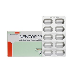 [T01636]  Newtop Cefixim 200mg Ấn Độ (H/10v)