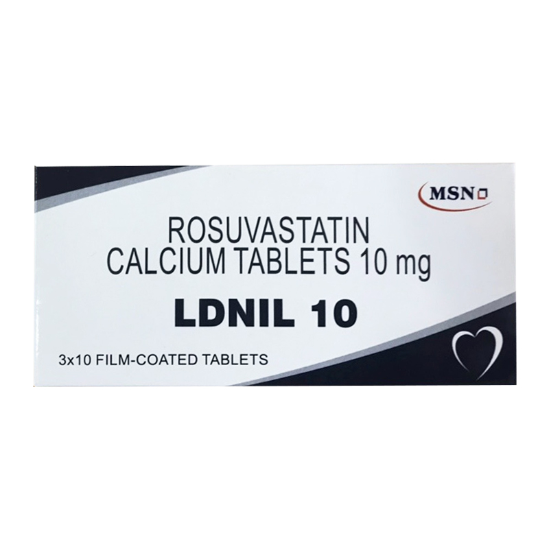 [T01651] Ldnil Rosuvastatin 10mg Ấn Độ (H/30v)