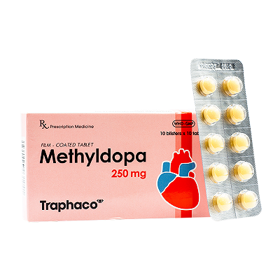 [T01657] Methyldopa 250mg Traphaco (H/100v)