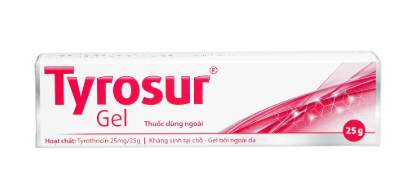 [T01710] Tyrosur Tyrothricin 25mg/25g Engelhard Arzneimittel Đức (Tuýp/25g) date 02/2027