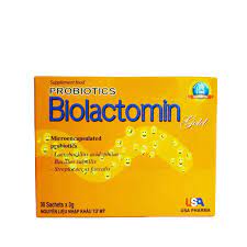 [T01725] Probiotics Biolactomin Gold USA Pharma (H/30gói/3g) (Cam)