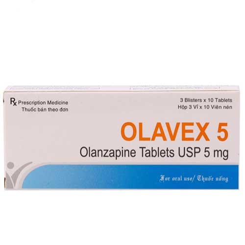 [T01750]  Olavex Olanzapin 5mg Akums Ấn Độ (H/30v)