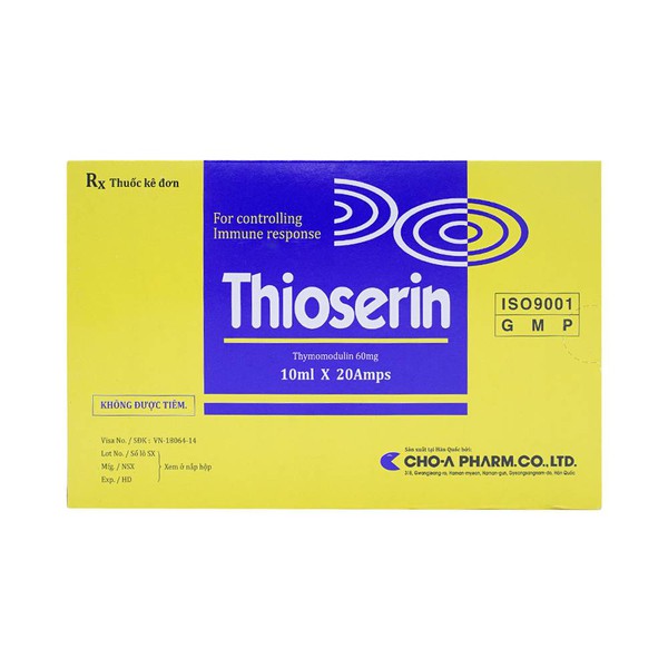 [T01762] Thioserin Thymomodulin 60mg Hàn Quốc (H/20o/10ml)