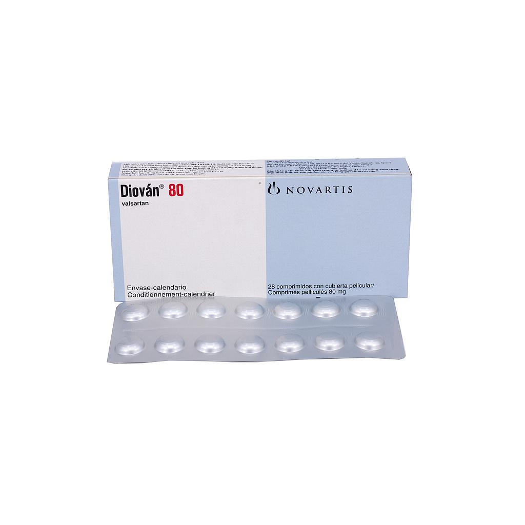 [T01766]  Diovan Valsartan 80mg Novartis Tây Ban Nha (H/28v) 