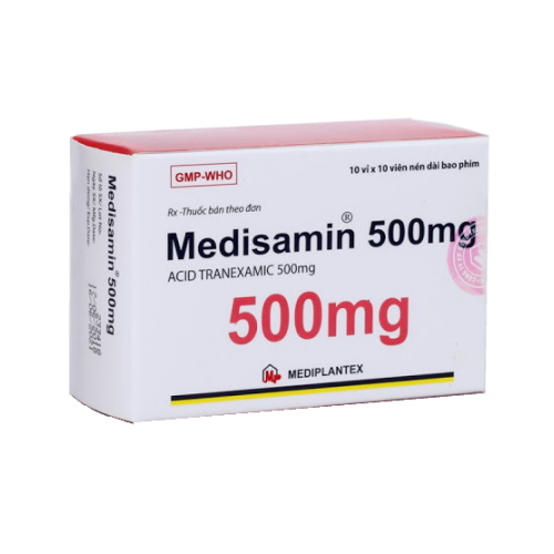 [T01791] Medisamin Tranexamic 500mg Mediplantex (H/100v)