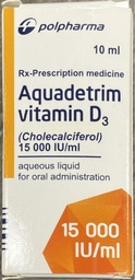 [T01793] Aquadetrim Vitamin D3 Medana (Lọ/10ml) Date 12/2026