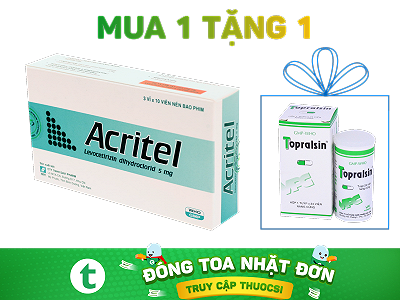 [T01800] Acritel Levocetirizine 5mg Davipharm (H/30v)